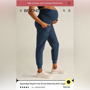 Beyond Yoga Spacedye Beyond the Bump Maternity Midi
Jogger